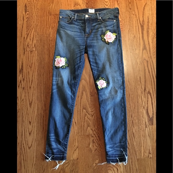 Hudson Rose Appliqué Jeans - Picture 3 of 6